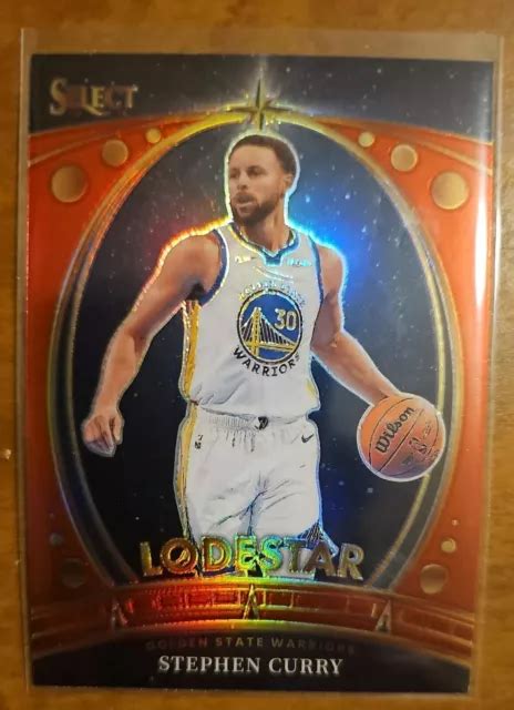 2023 24 PANINI NBA Select Lodestar Prizm Rosso Stephen Curry Golden