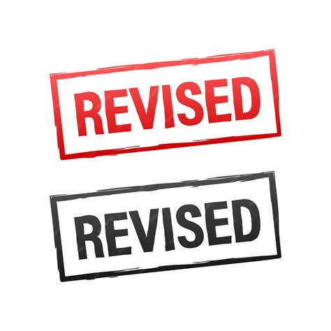 Premium Vector | Revised stamp sign grunge style Vector stock illustration 