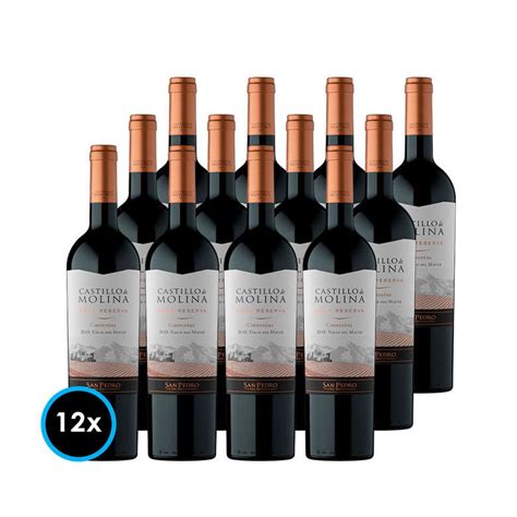 Booz Cl CAJA CASTILLO DE MOLINA Carmenere 12x Vino Castillo De