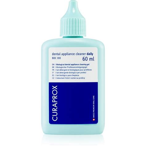 Curaprox BDC 100 roztwór do czyszczenia protez zębowych Daily 60 ml