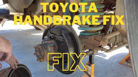 How To Fix Youre Toyota Handbrake Youtube