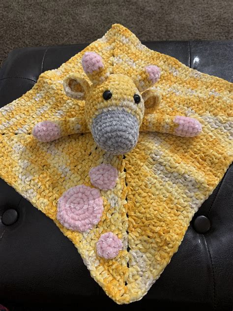 Made This Giraffe Lovey To Go Along With The Baby Blanket Rcrochet