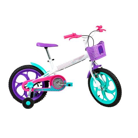 Bicicleta Feminina Caloi Ceci Aro Modelo Branca Ponto