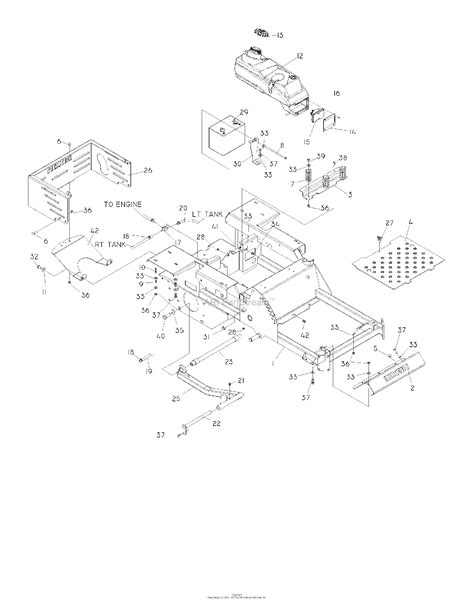 Dixon Kodiak Parts Diagram For Chassis Frame