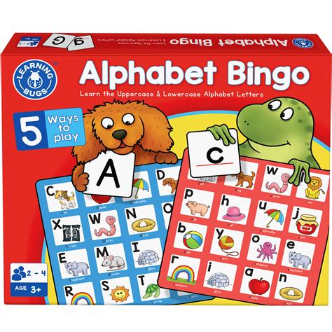 Buy Alphabet Bingo Learn Capital And Lowercase Letters Abc Board Game