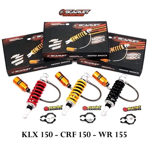 Jual Monoshock Shock Belakang Scarlet Tabung Pisah Klx Crf Dtracker