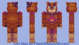 FNaF FFPS Pizzeria Simulator Rockstar Freddy STYLIZED Minecraft Skin