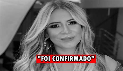 URGENTE Foi confirmado agora há pouco a cantora Marília Mendonça