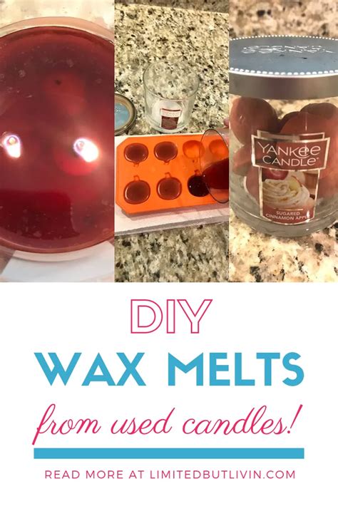 Diy Wax Melts From Used Candles Limited But Livin Diy Wax Melts Wax Melts Diy Wax