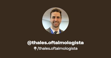 Thales Oftalmologista Instagram Linktree