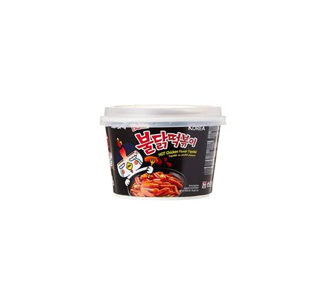 Buldak Spicy Hot Chicken Style Noodles Stir Fried Ramen Topokki 185g