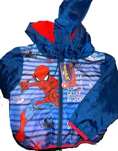 Spiderman Regenjas Fleece Maat Cm Jaar Bol