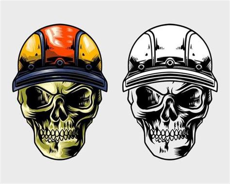 Skull Hard Hat Vector Art Icons And Graphics For Free Download