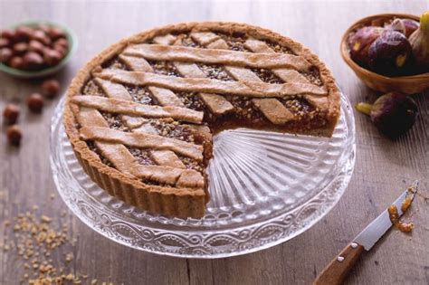 Ricetta Crostata Alle Nocciole Con Confettura Di Fichi La Ricetta Di