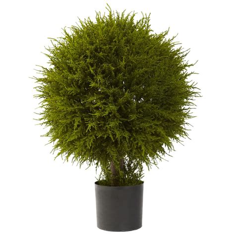 Earthflora Exquisite Decor Artificial Topiaries 32 Outdoor Cedar