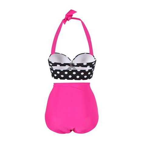 Fashion Two Pieces Women Swimsuits High Waist Bikini Beach Girls