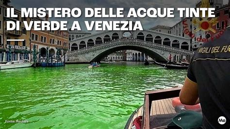 Il Mistero Delle Acque Tinte Di Verde A Venezia Youtube