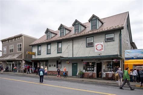 Historic Centre Of Sitka Alaska Editorial Stock Photo Image Of Port