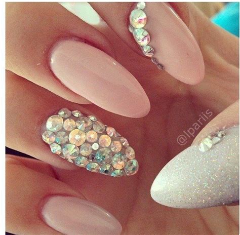 15 Fascinating Crystal Nails