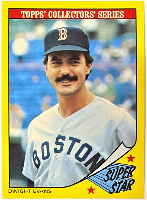 Dwight Evans Topps Collectors Series Boston Red Sox Baseball