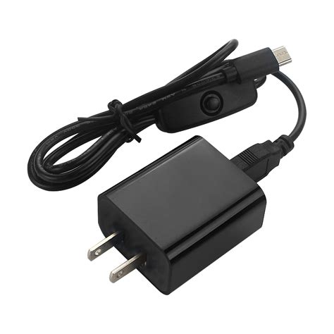 ในสต็อก Cod 5v 3a Power Supply Charger Adapter With Onoff Cable For Raspberry Pi 4 Model B