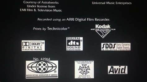 Mpaa Iatse Kodak Dolby Dts