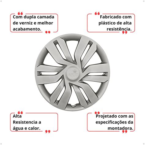 Calota Aro Press O Grid Ar Pta U Auto Pe As Pingo D Ouro