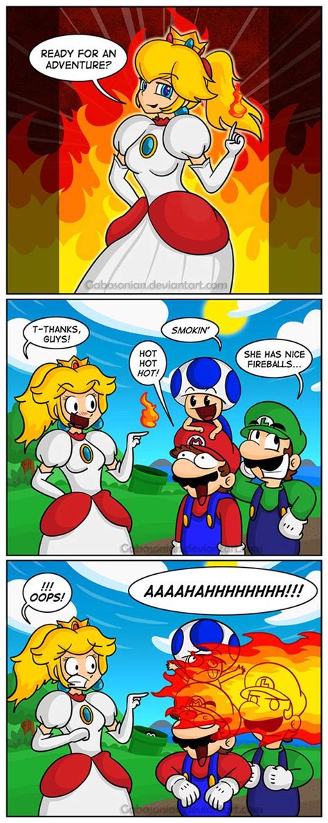 Too Hot By Gabasonian On Deviantart Mario Funny Mario Comics Super Mario Brothers