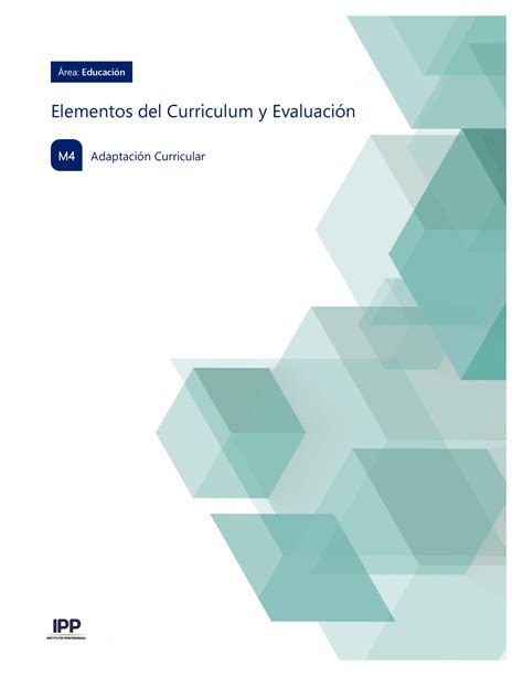 M Elementos Del Curriculum Y Evaluaci N Rea Educaci N Elementos