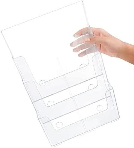 Free Shipping Kurtzy Clear Plastic A Brochure Holder Tier