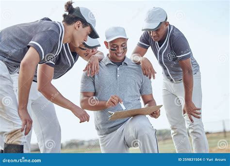 Baseball Teamwork Sports Coaching And Strategy Support And Game