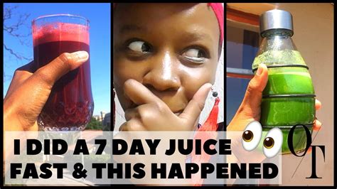 Watch This Before You Do A Juice Fast 7 Day Juice Detox South African Youtuber Youtube