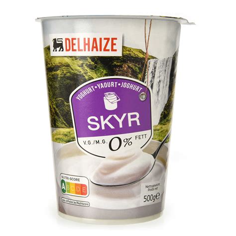 Delhaize Skyr Yoghurt Natur 500 Gr Delhaize