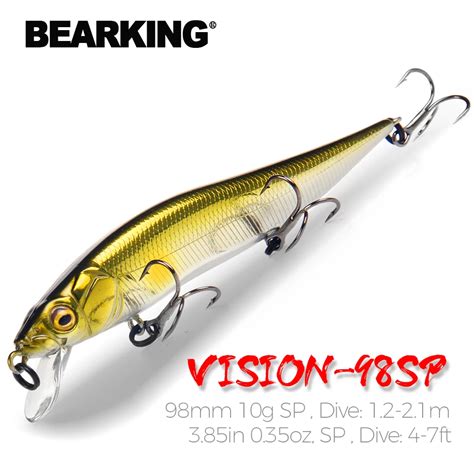 Bearking Iscas De Pesca Minnow Profissionais Isca Artificial Para Pesca