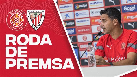 Roda de Premsa de Míchel Sánchez prèvia al GIRONA FC vs ATHLETIC CLUB