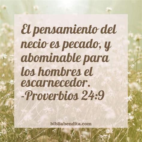 Explicación Proverbios 249 El Pensamiento Del Necio Es Pecado Y