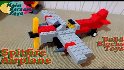 Lego Airplane Build Easy Lego Aeroplane Lego Moc Youtube