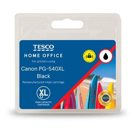 Tesco Remanufactured Canon Pg 540 Xl Black Ink Cartridge Tesco Groceries