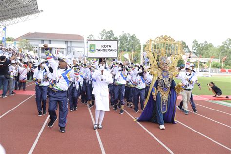 Kemeriahan Pembukaan Porprov Vi Banten Berhasil Membalut Kebersamaan