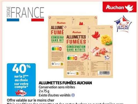 Promo Allumettes Fum Es Auchan Chez Auchan Icatalogue Fr