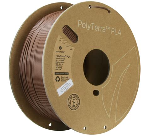 Polymaker PolyTerra PLA Earth Brown 1KG 1 75mm Additive X