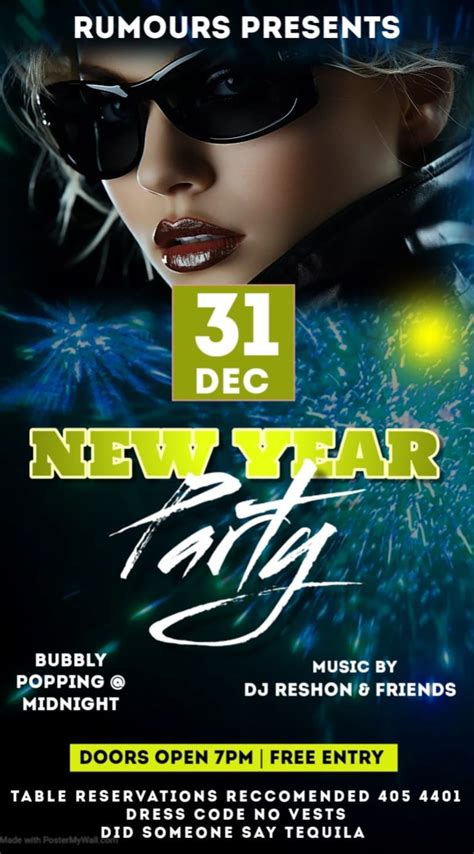 New Years Eve Parties Dec 31st 2023