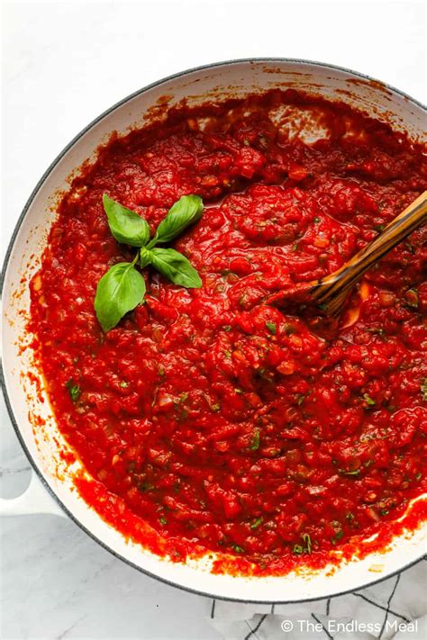 Authentic Italian Marinara Sauce The Endless Meal®