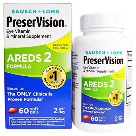 Preservision Eye Vitamin Mineral Supplement Areds Formula Count