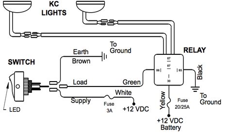 Wiring Diagram For Driving Lights With A Relay Electrical Wiring Work