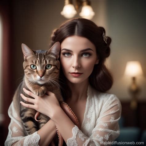 Woman With Octopus Head Cat Eye And Four Legs Stable Diffusion Online