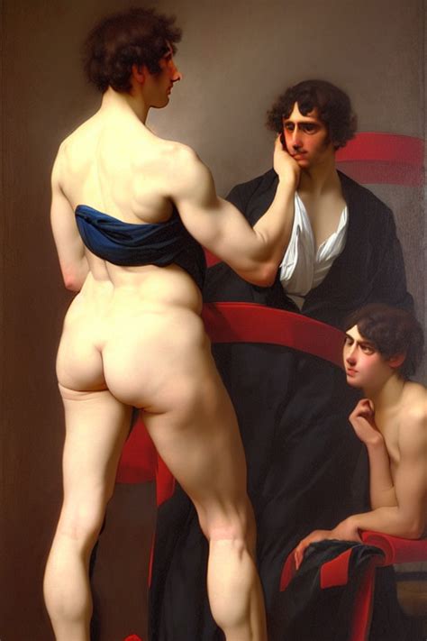 KREA AI Gentelman Painting By Jacques Louis David Andr