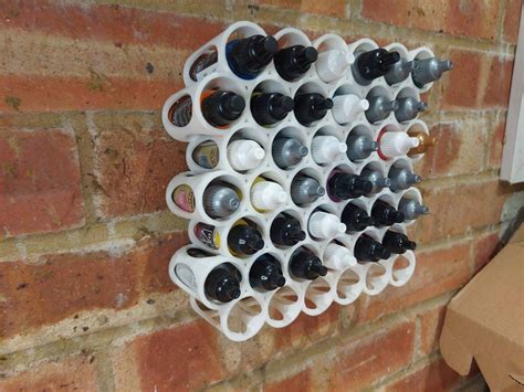 Wall Mounted Paint Rack To Suit Army Painter Vallejo Etsy