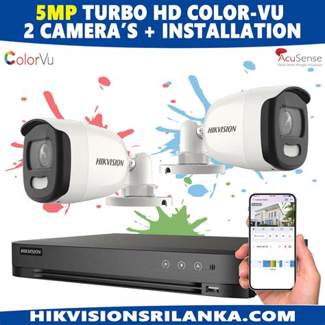 Hikvision Mp Turbo Hd Color Night Vision Camera System With Acusense Dvr