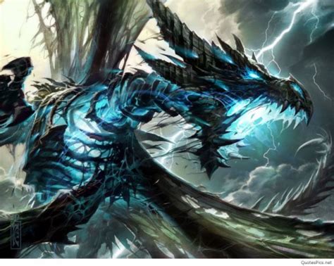 Blue Lightning Dragon Wallpaper Lightning Dragons 2221479 Hd